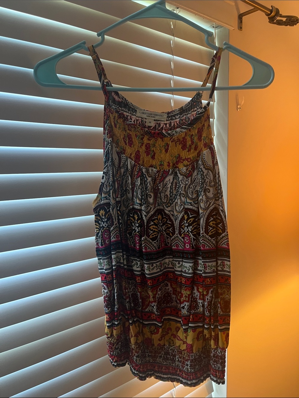 Christian Siriano Multi-Color Printed Spaghetti Strap Camisole